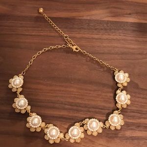 Kate spade bridal flower petal necklace